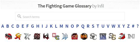 infil fighting game glossary.